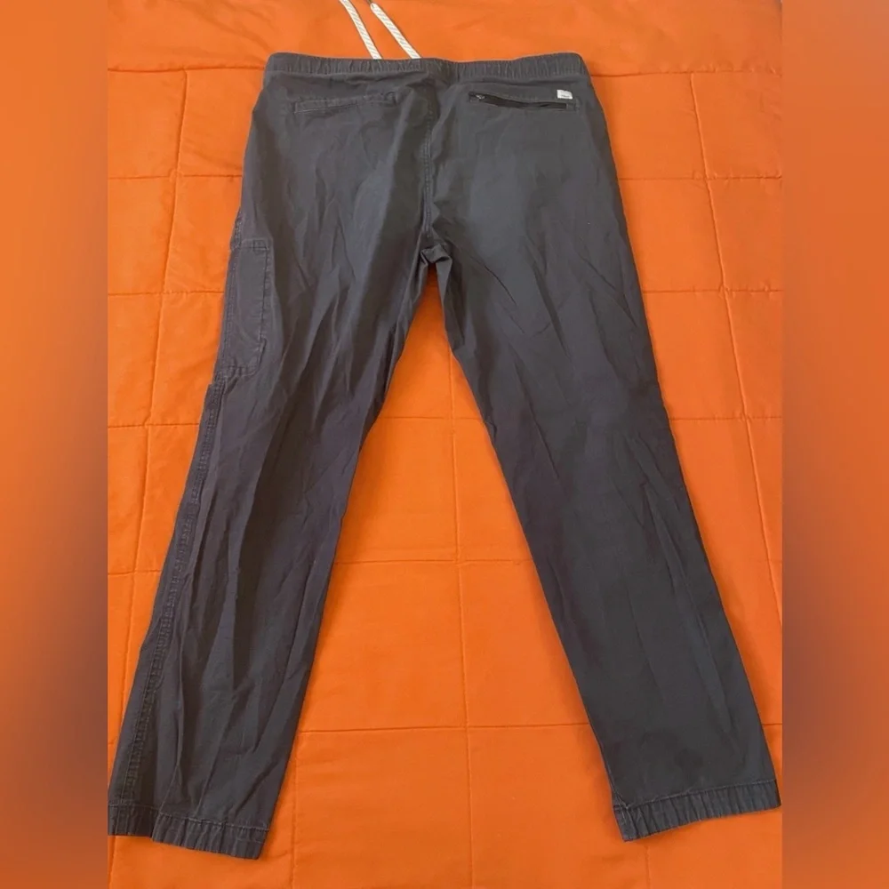 Vuori Joggers Womens XL Blue Ripstop Climber Pants Stretch Drawstring - Picture 3 of 8